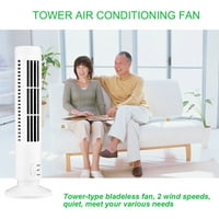 -GXG ventilator za kule Podesivi USB ventilator za hlađenje Stojeći hladnjak za podne zvuk za kućni ured, bijeli