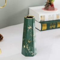 inčni zeleni zlatni finični mramorni keramički vaze Početna Dekor Vaze i stolni središnji dijelovi vaze za prijatelje i porodicu, Božić, vjenčanja, mladenke