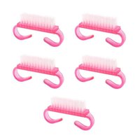 Četkice za čišćenje noktiju za čišćenje nožnih prstiju i začinjene nokte, četke za pedikuru za muškarce i žene - ružičaste