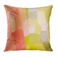 Ulje slikanje sažetak na platnu u boji u boji spotova Boja četkica Modern Savremeni šareni jastučni jastuk