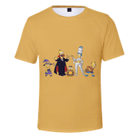 Muška majica Unizirane animacije za žene Cool Dizajn Poliesterski posad vrat kratki rukav na vrhu Streetwear
