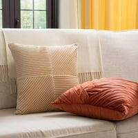 Dvostruka bočna super mekano krzneni jastuk od jastuka, fluffna futrola za jastuk za kauč na kauču kućni dekor