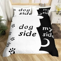 Erosebridal Leptir Posteljina Sjaj u tamnom kompreču Cover Twin za djevojčice Dječja spavaća soba Sjaj Decor Duvet Cover Boys Tinejdžeri Šareni leptir Print Posteljina Colliding