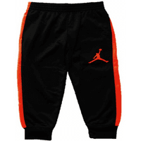 Air Jordan Jundman Toddler dječaci Crne i infracrvene atletske hlače veličine 4