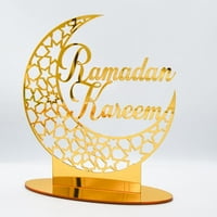 Ramadan ukras islam muslimanski akrilni ukras za dom Eid Mubarak dekor