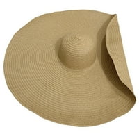 Prevelizirani za šešir za sunčanje Široki rub ljetni slamki za aktivnosti na otvorenom