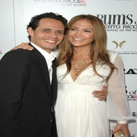 Marc Anthony, Jennifer Lopez na dolasci za Premiere El Cantante Premiere, direktoru DGA-e, kazališta