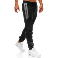 Muške omiljene pantalone na otvorenim hlače sa elastičnošću za vježbanje fitness 4 sezone odjeća 2xl crna