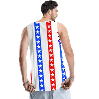 4. jula Cisterna mišića Torp Majica Američka zastava USA zastava 4. jula Orao Graphic majice bez rukava za partiju za trening teretane