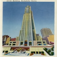 C.a. Zgrada, Rockefeller Center, New York City Poster Print Mary Evans Pharcide