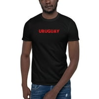 Crvena Urugvaja pamučna majica kratkih rukava po nedefiniranim poklonima