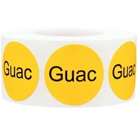 Guac Yellow Deli Etikete