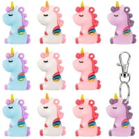 Pribor za ključeve Cartoon Unicorn Charms Privjesci za ključne prstenove torbe ruksake