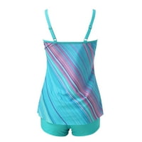 Miayilima kupaće kostimi Tankenis set za žene Modni casual digitalni set Print Split Bikini kupaći kostim
