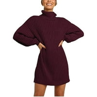 Viikei Womens Dukseljenici Cardigan džemperi za žene za uklanjanje 5 dolara. Modne žene Čvrsti džemper s dugim rukavima Dress Turtleneck džemper s pulover