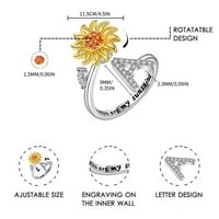 Cleance u iznosu od $ cotonie suncokretov prsten Prsten Suncokret može rotirati otvoreni prsten do dekomprimiranog