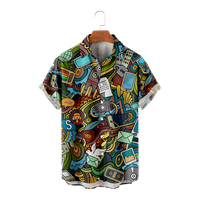 Vintage Bowling majica s kratkim rukavima 3D štampanje kratkih rukava Kawaii majice za djecu