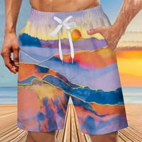 Ecqkame muns ploča Skladišta za muškarce za muškarce nacrtavanje posebnog smiješnog ispisa festival piva na plaži casual pantalona kratke hlače nebesko plavo m