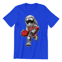 Muške bikove astronaut košarkaškom pamučnom majicom pamučne odrasle majice