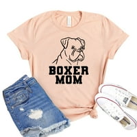 Boxer mama majica za ljubiljucu psa Lolover Majica majki Dan majica Ženska spasilačka majica mama mama