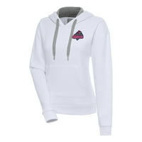 Ženske antigua bijele memfise Redbirds Victory Pulover Hoodie