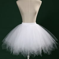 Ženska tutu suknja 1950-ima Vintage Tutu suknje baleta Tulle Tutus White XXL