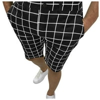 Juebong muške kratke hlače, ležerne tastere sa plairom pantalone hlače hlače udobna dnevna habanja šetnje ljetnim odjećima Trendi hlače
