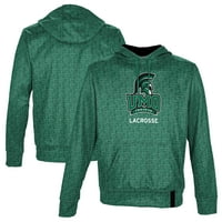 Muški izgled Green Mount Olive Trojans Lacrosse Ime Drop Pulover Hoodie