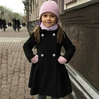 Djevojčica duge kaput dugim kaputima Djevojke Zimske vjetrootporne kapute Jakna Dječja topla gornja odjeća Jakna Cook 12