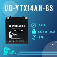 Zamjena baterije UB-YTX14AH-BS za Yamaha YFM35B Bruin CC ATV - Fabrika aktivirana, bez održavanja, motociklistička