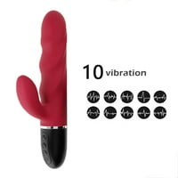 Vibraion modusi Mekani silikonski g točka vibratora, dual motor punjivi par vibrator za odrasle se igračka