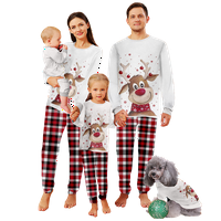 Plovite božićne pidžame za pse PJS otporni na PJS Xmas Božićne pidžame za odrasle i djecu i pse