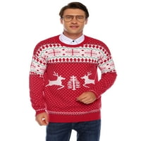 PURCOAR BOŽIĆNI DUGEAT Obiteljski odijelo za praznični pleteni pulover
