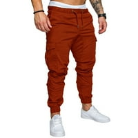 Cuoff Men Jeans Solid Color Ripped rupe srušene gradijentne pantalone