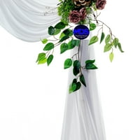 od panela vjenčanih luka draping tkanina čista šifonske tkanine draperija za ceremoniju svadbe - cool siva