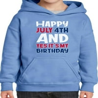 4. jula je moj rođendanski kapuljač Juniori -Image by Shutterstock, Medium