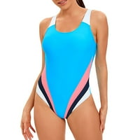 Zkozptok Žene kupaći kostimi Atlete Dame Swimdress bez rukava bez rukava Bikini One Set COFORMS COFORMS