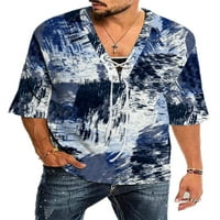 Woobling Muškarci vrhovi V izrez Majica Redovna fit majica MENS Casual Holiday Bluze 37 2XL