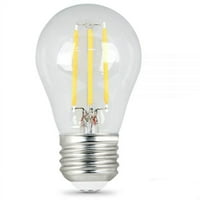 Nova feit električna BPA1540 827 LED LED zatamnjena sijalica za filament, 4,5W, 120V, 2-pk