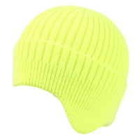 Huaai Beanie šešir za muškarce i žene zimski topli vanjski sportski pleteni šešir zimskih belijanski obični šešir