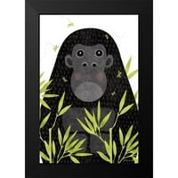 Marrott, Stephanie Crni moderni uokvireni muzej Art Print pod nazivom - Gorilla