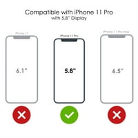 Razlikovanje prilagođenih kožnih naljepnica Kompatibilan je s OTTERBO Branitelj za iPhone Pro - crvene
