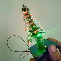Šareni Flash LED LED 3D elektronski komplet za učenje u elektroničkom stabu DIY Christmas Kit Početna Dekor