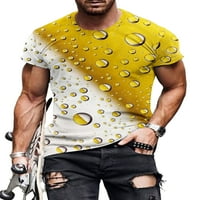 Leuncero Muns T majice kratki rukav Ljetni vrhovi Oktoberfest Majica Muškarci Slim Fit Pulover Casual