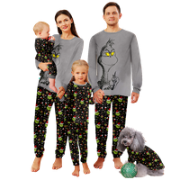 Božićne pidžame za obitelj pamučne jamme Ispiši slatke pidžame za spavanje za odrasle djecu baby pas