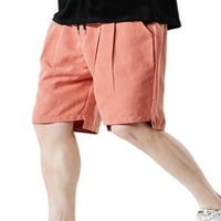 Glookwis muškarci elastični struk dna havajska odjeća za plažu Leisure Lounge Mini pantalone Solicina
