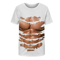 Jsaierl Muške grafičke majice Ljetna 3D print košulja Redovna fit kratkih rukava TOPLY TOWELTY THORTS