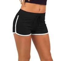 Ženske kratke hlače za trčanje Track Horts, Elastična struka Fitness Sports Sports Teretana Joga Hotchores,
