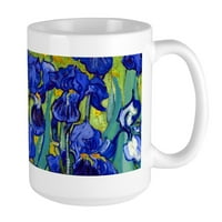 Cafepress - Van Gogh irises Velika krigla - OZ keramička velika krigla
