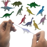 Mini dinosaur igračka meka TPR Stheat COLORALNI MINIATURA FIGURINE Rano učenje obrazovne igračke Dinosaur